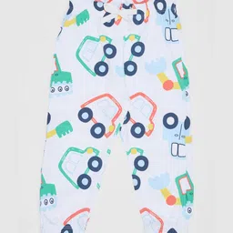 Pantaloons Baby Boys Pack Of 3 Printed Mid-Rise Pure Cotton Joggers image 5