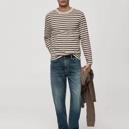 MANGO MAN Striped T-shirt image 1