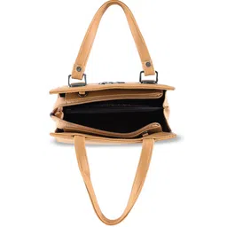 ROSS BROWN Women Solid Structured Handheld Bag image 2