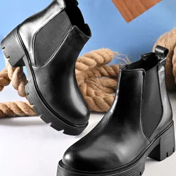 Roadster Women High-Top Slip-On boots-picture-25