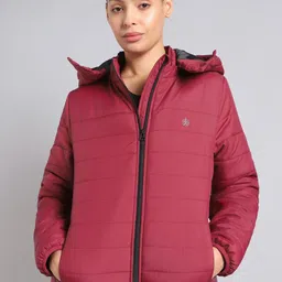 CULT Women Maroon Puffer Jacket-image-53