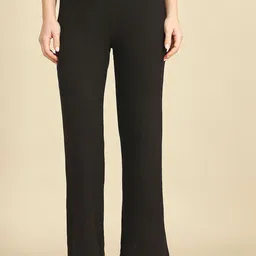 elleven Women Straight Fit Mid-Rise Parallel Trousers-picture-21