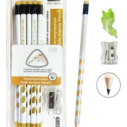 FunBlast Stylish Groove Pencils Stationery Kit - Multicolor-picture-19