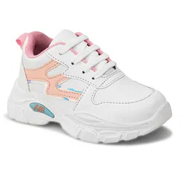 Steprite Colour Blocked Lace Up Sneakers - Pink image 3