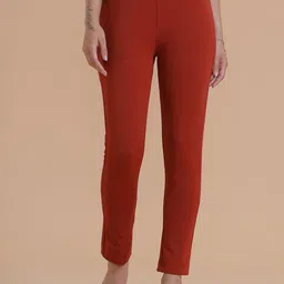 De Moza Women Slim Fit Trousers-picture-37