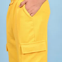 BAESD Boys Pack Of 2 Mid-Rise Regular Cargo Trousers image 2