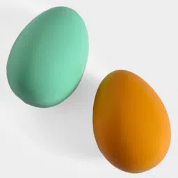 Mi Arcus Woodeen Shaker Egg Toy Pack of 2 -Multicolor image 4