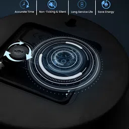 OLIVE TREE Cream-Coloured & Blue Printed Traditional Wall Clock image 4