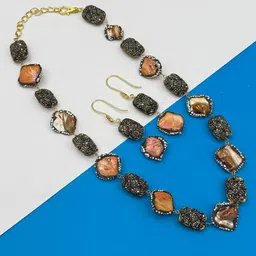 VANSHIKA JEWELS Gold Plated Beaded Jewellery Set-picture-51