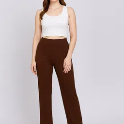 NU CLOTHS Women Relaxed High-Rise Pleated Trousers-picture-12