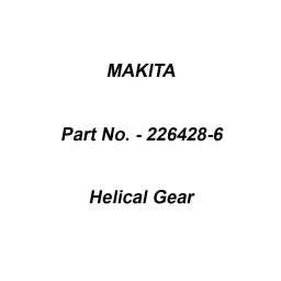 Makita Helical Gear Size 51 mm Suitable For 4304, Part No 226428-6-picture-21