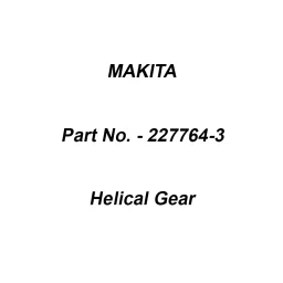 Makita Helical Gear Size 39 mm Suitable For MT80A, Part No 227764-3-picture-14