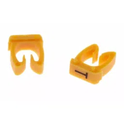 RS PRO Clip On Cable Markers Black on Yellow, 8121212 (Bag of 195 Pcs)-picture-16