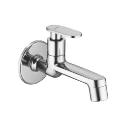 Jabra Long Body Cock Leaf Series Brass Chrome Finish Wall Mount Silver-picture-17