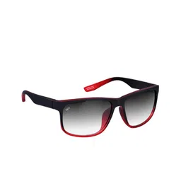PIRASO Unisex Wayfarer Sunglasses with UV Protected Lens P8755 RED BLACK-picture-33