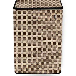The Furnishing Tree Brown PVC Washing Machine Cover-picture-31