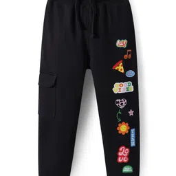 Pine Kids Knit Full Length Printed Lounge Pant - Black-picture-15