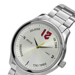 Helix Men Brass Dial & Stainless Steel Straps Analogue Watch TW043HG29 image 3