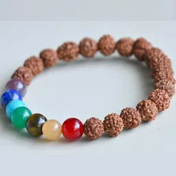 Divine souvenirs Unisex Rudraksha Beaded Bracelet-picture-17