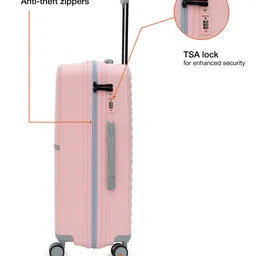 Nasher Miles Havelock Textured Hard-Sided Medium Trolley Bag image 3