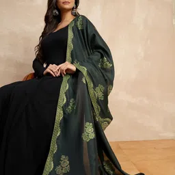 STADO Ethnic Motifs Woven Design Dupatta image 3