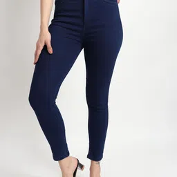 TYFFYN Women Slim Fit High-Rise No Fade Stretchable Jeans-image-45