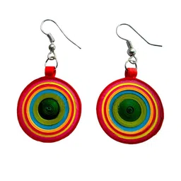 designers collection Adornity Women Maroon Earrings-picture-42