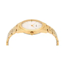 Timex Women Brass Dial & Stainless Steel Bracelet Style Straps Analogue Watch TWTL14101 image 5