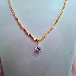 Nawab Collection Gold-Plated Alloy Pendants with Chains-picture-37