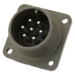 AMPHENOL INDUSTRIAL CIRCULAR CONNECTOR, RECEPTACLE, SIZE 16S, 7 POSITION, BOX, MS3102E16S-1P.-picture-29