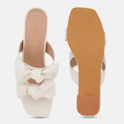DressBerry Party Block Sandals with Bows image 4