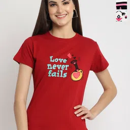 Tromko Women Typography Printed T-shirt-picture-19