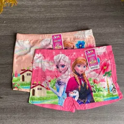 SHREE GANESH FASHION Infant Girls Pack Of 2 Assorted Cotton Bloomer BriefsPRINCESS 3M 002-picture-17