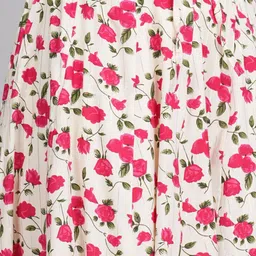 AARMAD Floral Printed Maxi Flared Skirts image 2