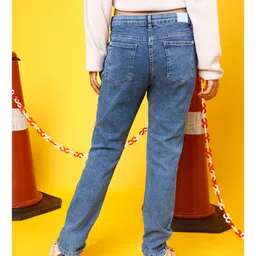 Tales & Stories Denim Woven Mild Washed Jeans - Blue image 3