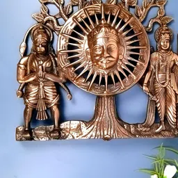 apka mart Textured Metal Spiritual Wall Hangings-image-97