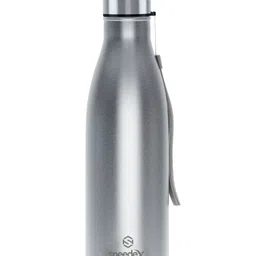 SPEEDEX Crystal Stainless Steel 1 Liter Water Bottle for Men, Woman and Kids (1000 ml, Silver) image 3