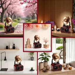 Flenzy Brown Figurine Showpiece image 2