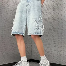 HERE&NOW Men Denim Shorts-picture-32