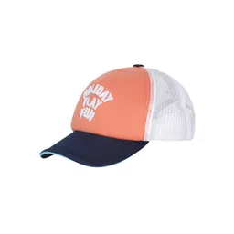 MINI KLUB Boys Peach-Coloured & Blue Colourblocked Baseball Cap image 3