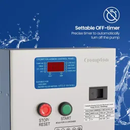 Crompton 1 HP Digital Control Panel Armor Series 120-260 V Suitable for 3 W Dura Series, 3W-ARMOR1.0-CPU image 4