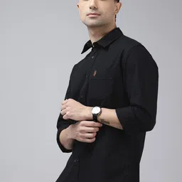U.S. Polo Assn. Denim Co. Self Design Textured Pure Cotton Casual Shirt-picture-20