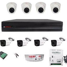 CP PLUS FULL HD 2.4MP CAMERAS COMBO KIT 8CH HD DVR 4 BULLET CAMERAS  4 DOME CAMERAS 1TB HA-picture-30