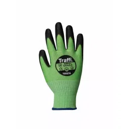 Traffi Green Work Gloves Polyester Coating Abrasion Resistant & Tear Resistant Size 6, A-TG5210-GR-6-picture-40