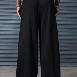 CLOTH N CODE Men Printed Relaxed Straight Fit Trousers image 4