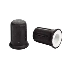 Sifam 12.5 mm Black Potentiometer Knob for 6 mm Shaft Splined, K70104 (Pack of 5)-picture-28