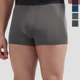 FREECULTR Pack Of 5  Anti Bacterial Micromodal Trunks FCP-XT-T-SEG-SG-TV-AG-MB-S image 1