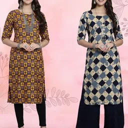 Ethnic basket Women Multicoloured Kurtas-picture-23