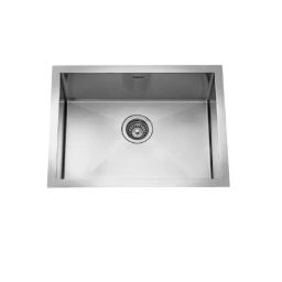 Jayna Noble Square 21x18x09 inch Satin Finish Stainless Steel Single Bowl Kitchen Sink, JNS 2118-picture-47