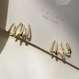 PolluxCraft Contemporary Hoop Earrings image 5